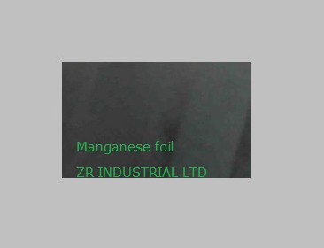 Manganese foil