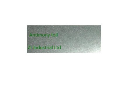 Cadmium foil, Antimony foil, Beryllium foil, Thallium foil