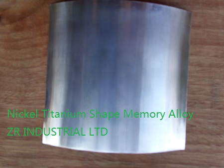 Nickel Titanium Shape Memory Alloy Foil