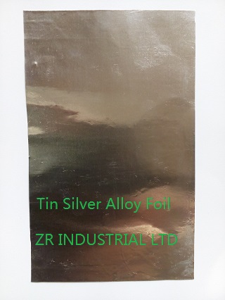 Tin Silver Alloy Foil