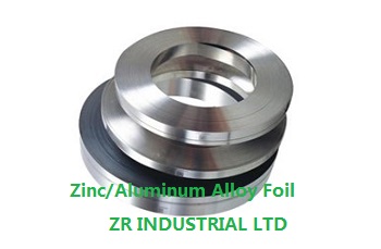 Zinc/Aluminum Alloy Foil,Zn98/Al2 Foil