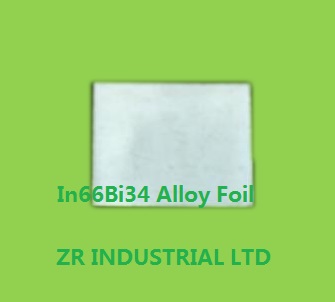 Indium Bismuth Alloy Foil